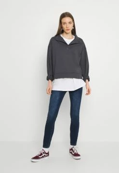 Even&Odd Damen OVERSIZED POPPER HIGH NECK - Sweatshirt - Grey -Even&Odd Verkäufe 2024 765fbb5bdb1c495ba2d39bdd4eedcfcd