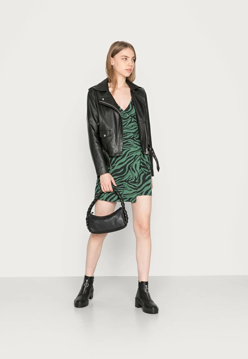 Even&Odd Damen Jerseykleid - Black/green 4 Even&Odd Damen Jerseykleid - Black/green – Bild 2