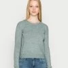 Even&Odd Damen BACK DETAIL - Strickpullover - Green