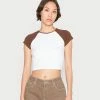 Even&Odd T-Shirt Basic - White Brown | Damen -Even&Odd Verkäufe 2024 795b063deeda45c2a3ca20bc787b3094