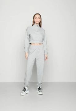 Even&Odd Damen JOGGER - Sweatshirt - Mottled Light Grey