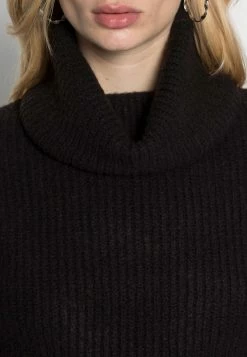 Even&Odd Damen CROPPED LOOSE TURTLENECK - Strickpullover - Black -Even&Odd Verkäufe 2024 7e94c1c7b0e943c88816a2360b3c0e2c