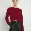 Even&Odd Damen HIGH CROPPED SIDE SLIT - Strickpullover - Red -Even&Odd Verkäufe 2024 7fa7ba9dc13843bf98278693657a2939