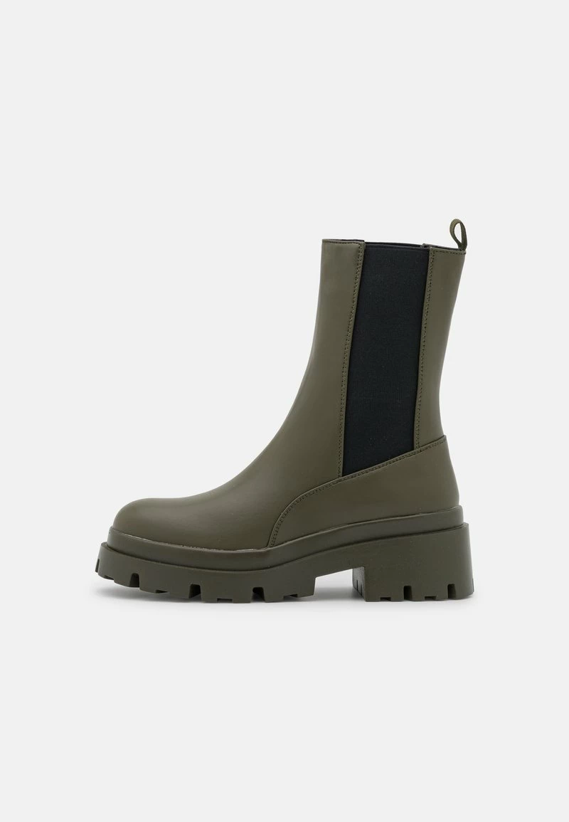 Even&Odd Damen Plateaustiefelette - Khaki 4 Even&Odd Damen Plateaustiefelette - Khaki – Bild 2