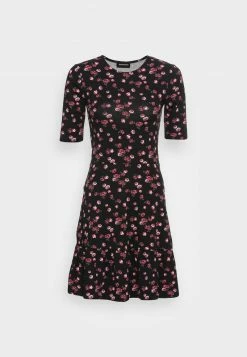 Even&Odd Damen Jerseykleid - Black/multi Coloured -Even&Odd Verkäufe 2024 82f7864443ea41b0a02b09e484bc0947