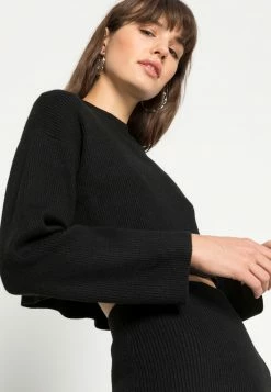 Even&Odd Damen SET SKIRT AND CROPPED JUMPER - Strickpullover - Black -Even&Odd Verkäufe 2024 8392bbb619674d3ea94da83648e30080