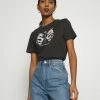 Even&Odd HATTIE MIRRORED DRAGONS TEE - T-Shirt Print - 801 - Anthracite | Damen -Even&Odd Verkäufe 2024 84adf9f2e6704871a4de83595ee1e3ff