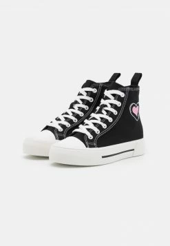 Even&Odd Damen LOVE - Sneaker High - Black/pink -Even&Odd Verkäufe 2024 851d25aee7f54a65add9c266203ec9f8