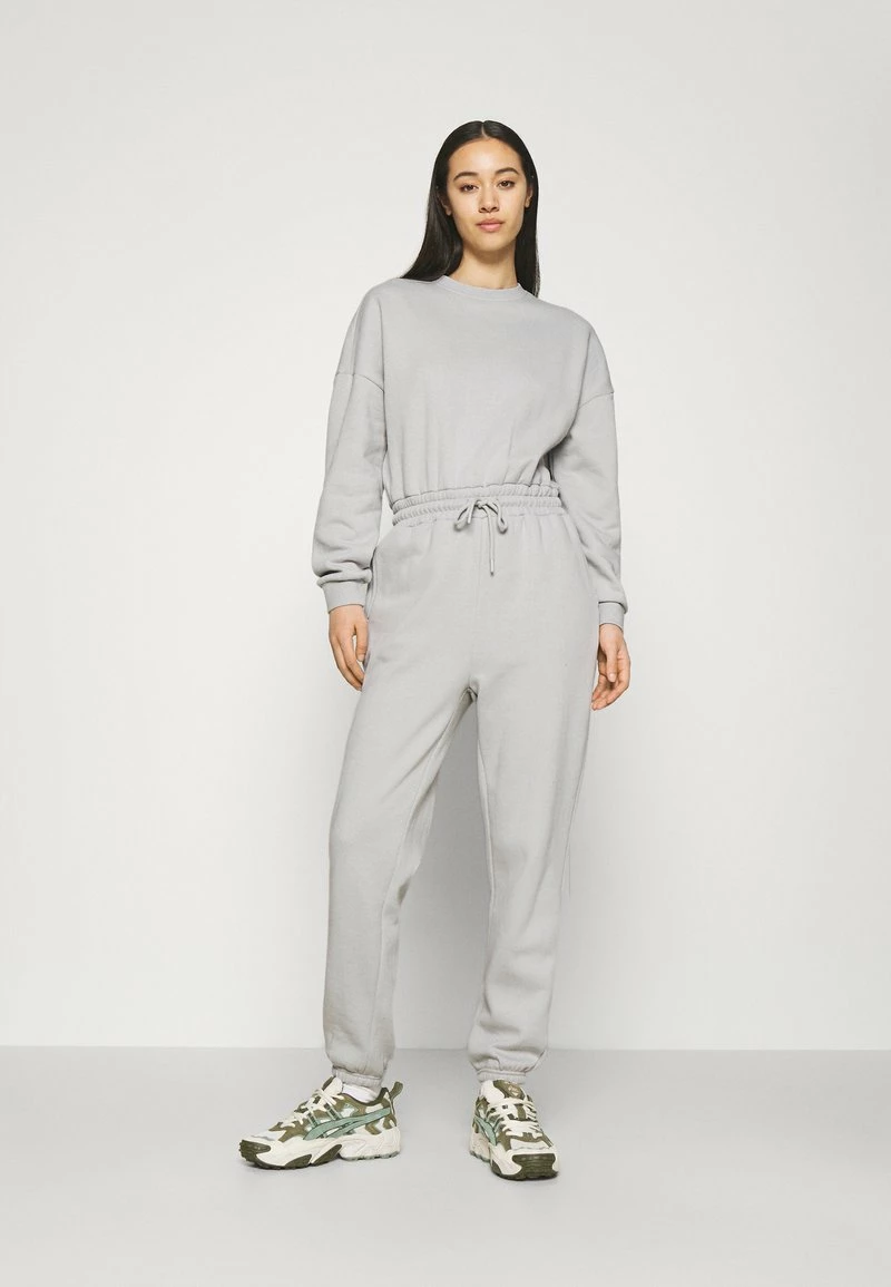 Even&Odd Damen SWEAT - Oversized Comfy - Jumpsuit - Light Grey 3 Even&Odd Damen SWEAT - Oversized Comfy - Jumpsuit - Light Grey