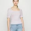Even&Odd T-Shirt Basic - Lilac | Damen -Even&Odd Verkäufe 2024 86546fd6680548aca476154486dc9700