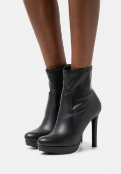 Even&Odd Damen Plateaustiefelette - Black