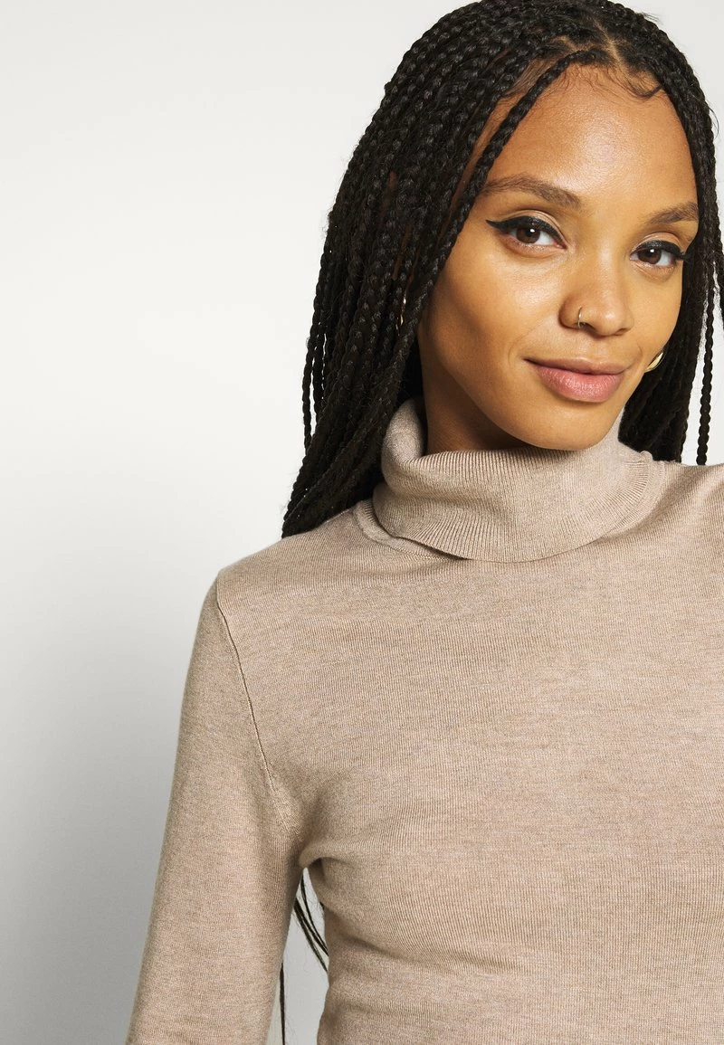Even&Odd Damen BASIC TURTLE NECK JUMPER - Strickpullover - Sand 6 Even&Odd Damen BASIC TURTLE NECK JUMPER - Strickpullover - Sand – Bild 4