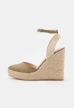 Even&Odd Plateausandalette - Khaki | Damen -Even&Odd Verkäufe 2024 880e42a6664940e09e4685e7351c7367