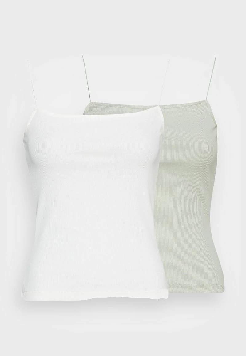 Even&Odd Damen 2 PACK - Top - White/green 7 Even&Odd Damen 2 PACK - Top - White/green – Bild 5