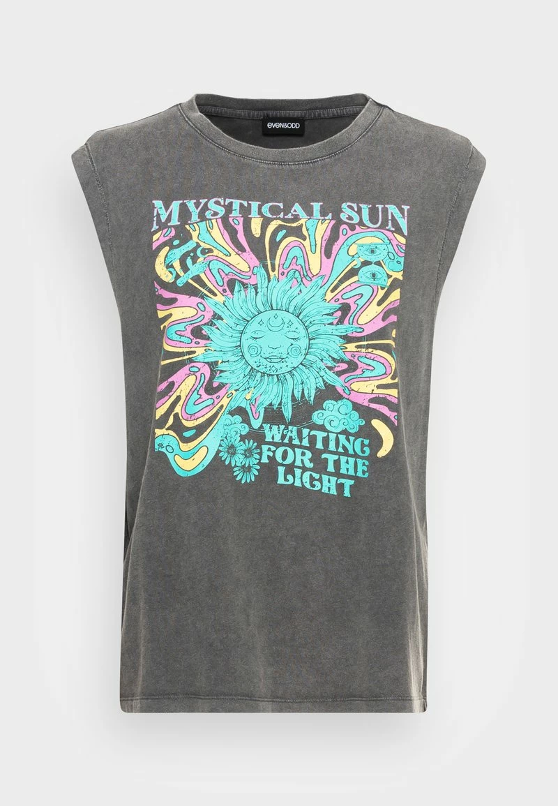 Even&Odd T-Shirt Print - Black | Damen 6 Even&Odd T-Shirt Print - Black | Damen – Bild 4