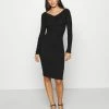 Even&Odd Damen KNIT V NECK MIDI BODYCON DRESS - Etuikleid - Black -Even&Odd Verkäufe 2024 9207ab9c7af94986be9a79b54d7b84cc