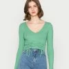 Even&Odd Damen Langarmshirt - Green -Even&Odd Verkäufe 2024 925405922c324bea977ab9c592bab93b