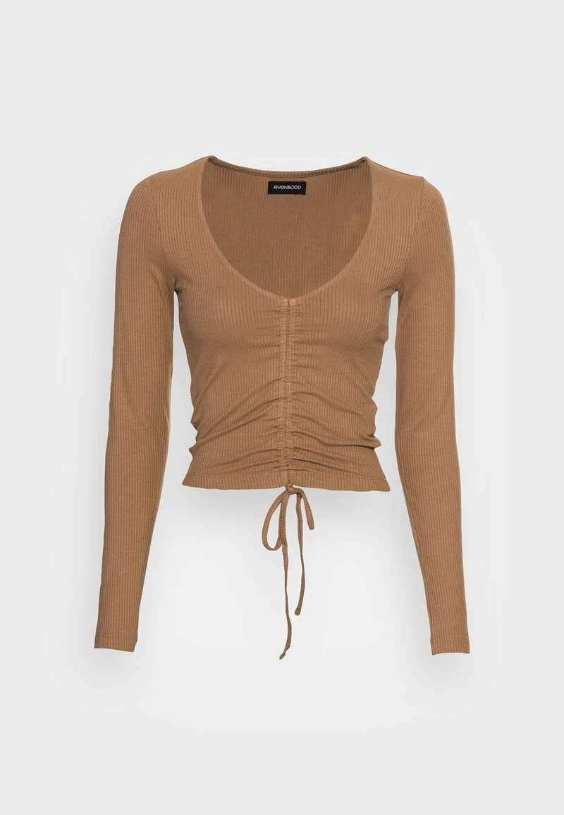Even&Odd Damen Langarmshirt - Brown 6 Even&Odd Damen Langarmshirt - Brown – Bild 4