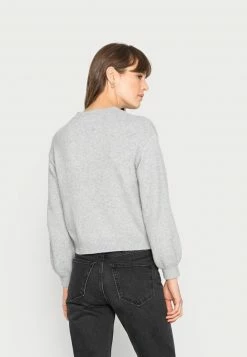 Even&Odd Damen POINTELLE CREW NECK JUMPER - Strickpullover - Mottled Light Grey -Even&Odd Verkäufe 2024 947b7b8daa494aa5b611fbfdfd809887