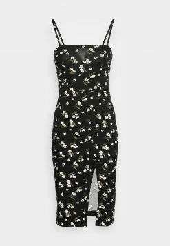 Even&Odd Damen Jerseykleid - Black/multi Coloured -Even&Odd Verkäufe 2024 95074c29dc3e423887dcf3ebe7481cfc