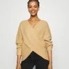 Even&Odd Damen Strickpullover - Tan