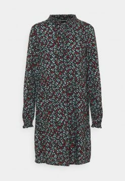 Even&Odd Damen Freizeitkleid - Black/blue -Even&Odd Verkäufe 2024 965f2d3516b1497486fe50601e257763