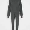 Even&Odd Damen Jogger And Hoodie Set - Strickpullover - Mottled Dark Grey -Even&Odd Verkäufe 2024 97868a4c71d247c182d1d2cc8a1166d1