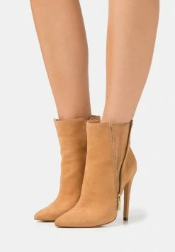 Even&Odd Damen LEATHER - High Heel Stiefelette - Cognac