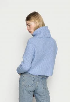 Even&Odd Damen CROPPED LOOSE TURTLENECK - Strickpullover - Light Blue -Even&Odd Verkäufe 2024 9aa34757b20749dbab5e32cc01aca255