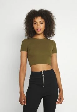 Even&Odd Damen 3 PACK - T-Shirt Basic - Black/white/khaki -Even&Odd Verkäufe 2024 9db602bdf7804410a1aff06c2b834ed1