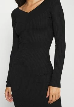 Even&Odd Damen KNIT V NECK MIDI BODYCON DRESS - Etuikleid - Black -Even&Odd Verkäufe 2024 a04183ccb4694298956168b49a5be12e