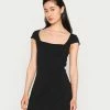 Even&Odd Damen Jerseykleid - Black -Even&Odd Verkäufe 2024 a1d912fe96b3448baa9c7325517a1ef1