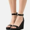 Even&Odd Damen Plateausandalette - Black