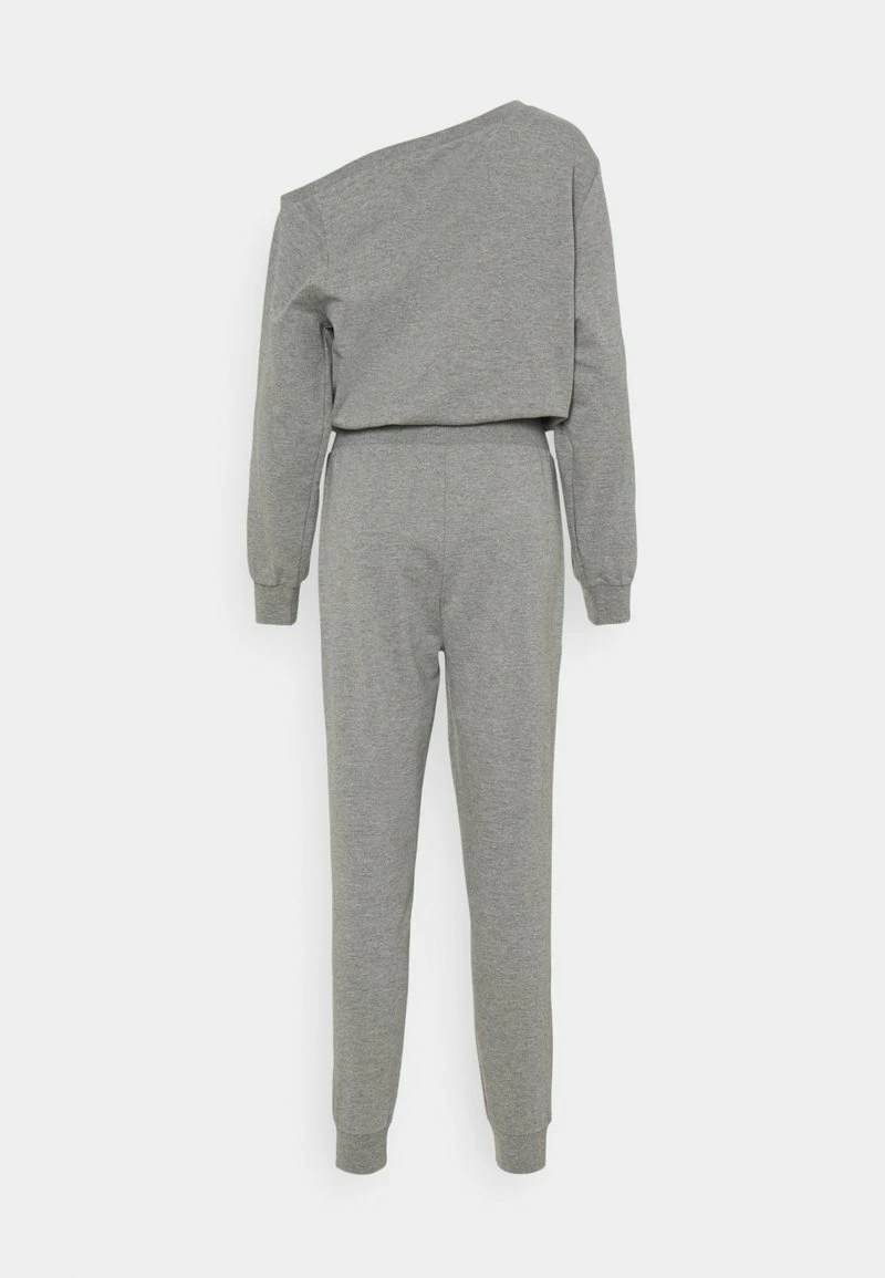 Even&Odd Damen Jumpsuit - Mottled Light Grey 4 Even&Odd Damen Jumpsuit - Mottled Light Grey – Bild 2