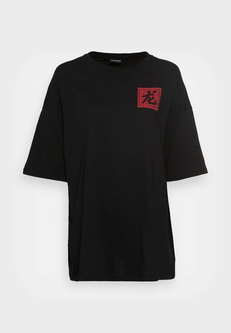 Even&Odd Damen T-Shirt Print - Black 6 Even&Odd Damen T-Shirt Print - Black – Bild 4