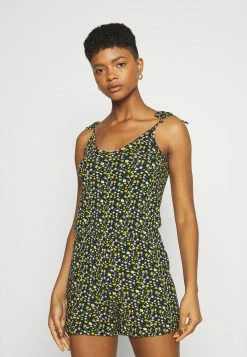 Even&Odd Jumpsuit - Black/yellow | Damen