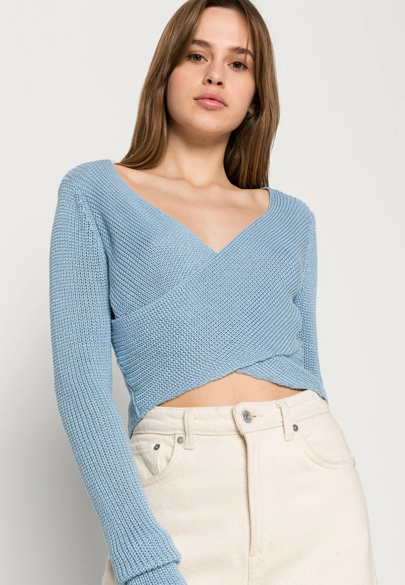 Even&Odd Damen Strickpullover - Light Blue 7 Even&Odd Damen Strickpullover - Light Blue – Bild 5