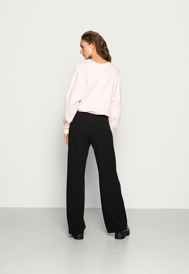 Even&Odd Damen Basic Wide Leg Trousers - Stoffhose - Black 5 Even&Odd Damen Basic Wide Leg Trousers - Stoffhose - Black – Bild 3