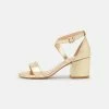 Even&Odd Damen Riemensandalette - Gold