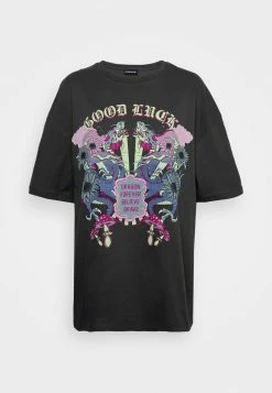 Even&Odd Damen T-Shirt Print - Anthracite