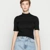 Even&Odd Damen T-Shirt Basic - Black -Even&Odd Verkäufe 2024 ab55078cc3514f8aacc5c0225d50f0c5