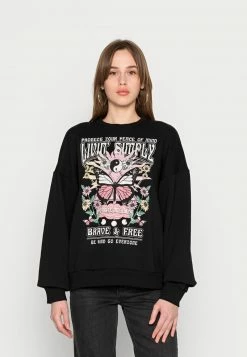 Even&Odd Damen Sweatshirt - Black