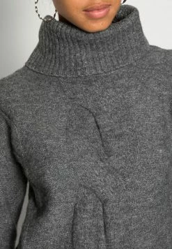 Even&Odd Strickkleid - Mottled Dark Grey | Damen -Even&Odd Verkäufe 2024 ae12d10c9f3a4d5598861ff21613d15c