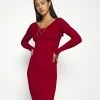 Even&Odd Damen KNIT V NECK MIDI BODYCON DRESS - Etuikleid - Red -Even&Odd Verkäufe 2024 ae15d57f912a4b499a55724f6bb3e290