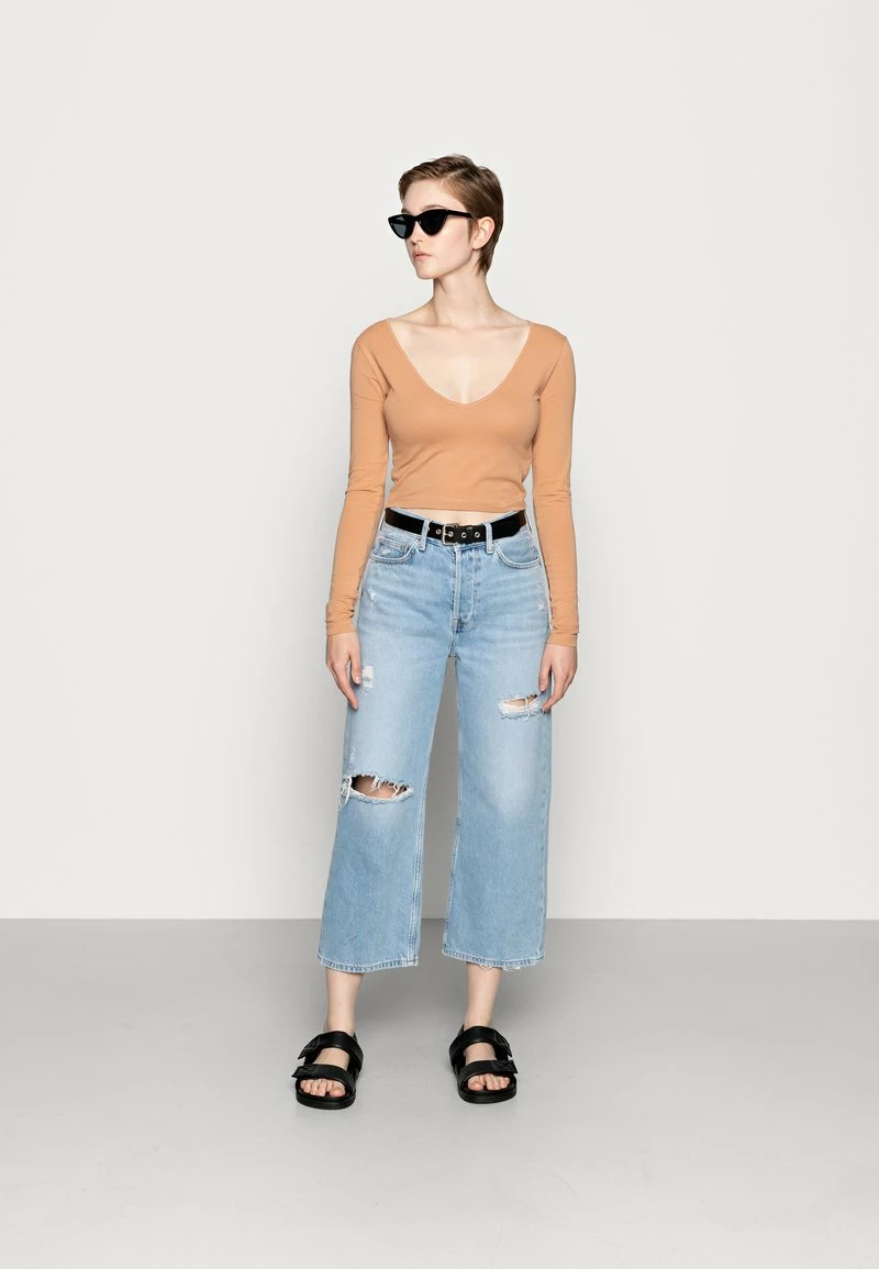 Even&Odd Damen 2 PACK - Langarmshirt - Camel/black 3 Even&Odd Damen 2 PACK - Langarmshirt - Camel/black