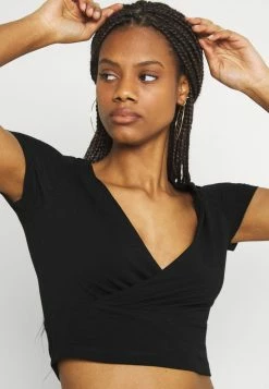 Even&Odd 2 PACK - T-Shirt Print - Black/white | Damen -Even&Odd Verkäufe 2024 ae7a848373fc4f758bc50fc345188f62