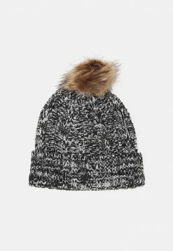 Even&Odd Damen Mütze - Black/grey/white -Even&Odd Verkäufe 2024 aea5bcf7cd8c487cac7d45456013266d