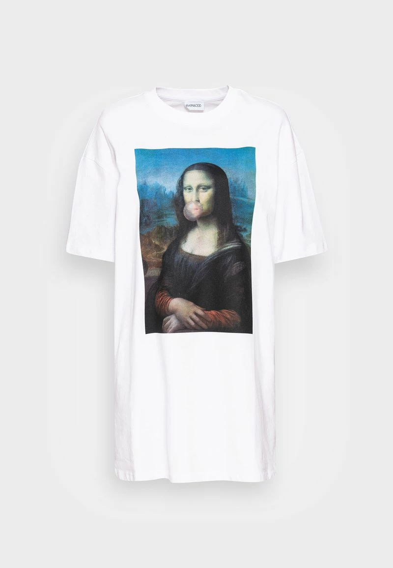 Even&Odd Damen DRESS WITH BIG PLACEMENT - Jerseykleid - White/multi Coloured 6 Even&Odd Damen DRESS WITH BIG PLACEMENT - Jerseykleid - White/multi Coloured – Bild 4