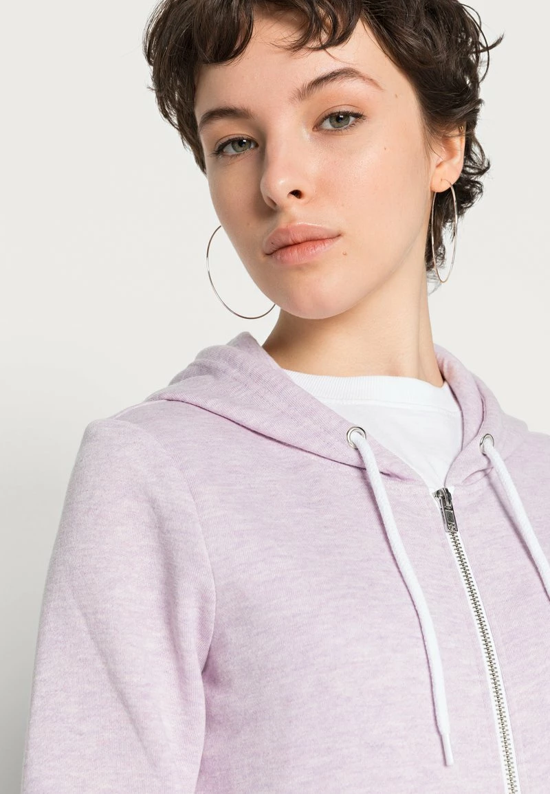 Even&Odd Damen ZIP JACKET - Sweatjacke - Mottled Lilac 7 Even&Odd Damen ZIP JACKET - Sweatjacke - Mottled Lilac – Bild 5