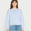Even&Odd POINTELLE CREW NECK JUMPER - Strickpullover - Mottled Light Blue | Damen -Even&Odd Verkäufe 2024 b3a401cd21404af98b458465e23f9a55